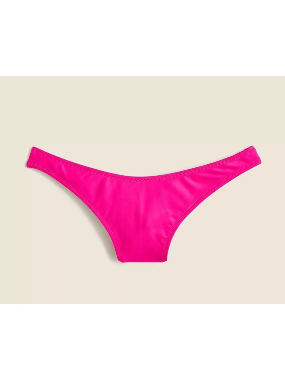 NWT J. Crew Heritage 1989 High-Leg Bikini Bottom BP209 Fuchsia Pink Size Large L